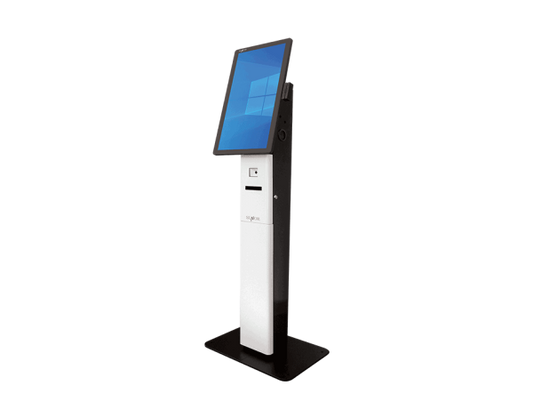 21” Floor Stand Kiosk with built-in Scanner