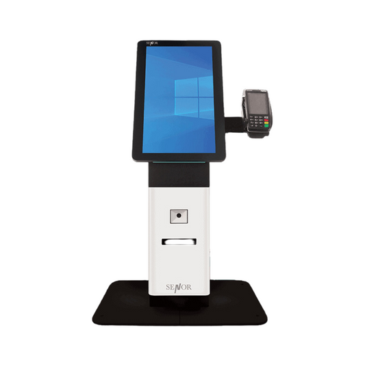 21” Desktop Kiosk with built-in scanner