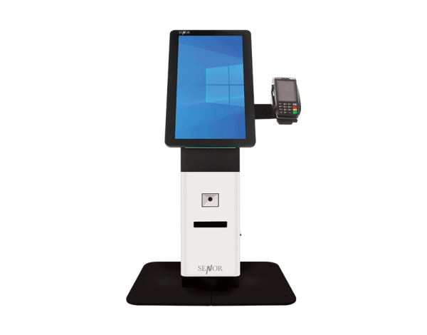 21” Desktop Kiosk with built-in scanner